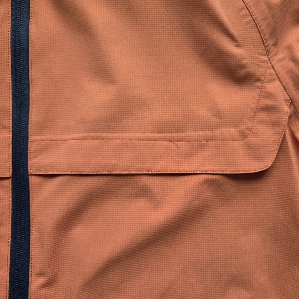 Pendleton Paradise Mini Ripstop Orange Anorak Jacket Packable Hood Womens Med. - Picture 12 of 14